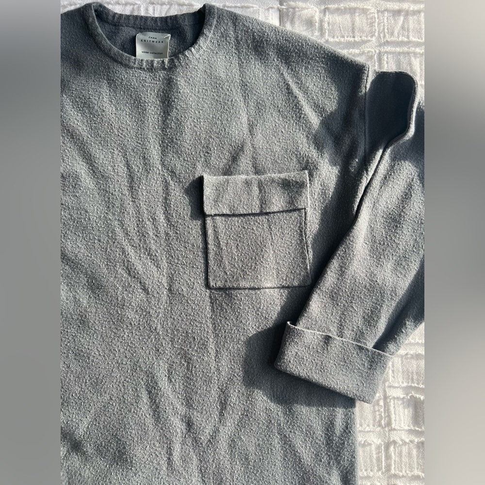 ZARA Knitwear Winter Collection Long Sleeve Crew Neck Unisex 9yr